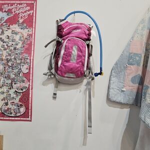 CamelBak Fuchsia and Gray Small Hiking Hydration Backpack